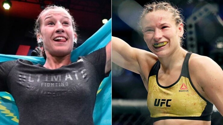 A Ukrainian from the UFC will fight with an opponent from Kazakhstan in conflict with her