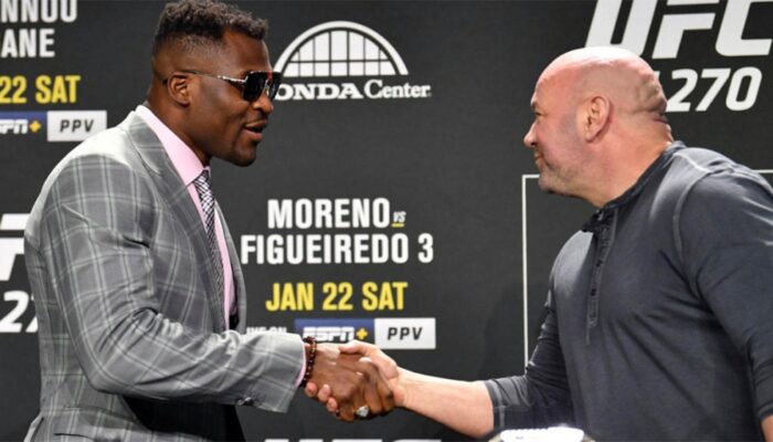 Francis Ngannou modtog trusler fra UFC inden kampen med Cyril Gun