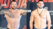 Resultat av invägning av Bellator 273: En kamp avbruten