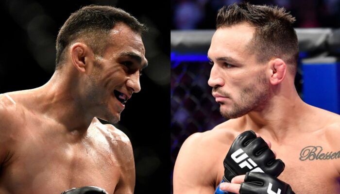 Slåss mot Tony Ferguson och Michael Chandler under utveckling