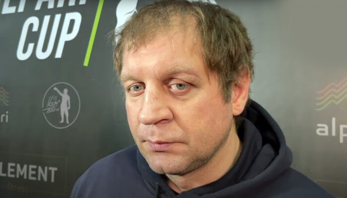 Alexander Emelianenko talade om sitt nuvarande tillstånd