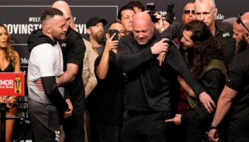 Colby Covington och Jorge Masvidal gör slutliga uttalanden före kampen