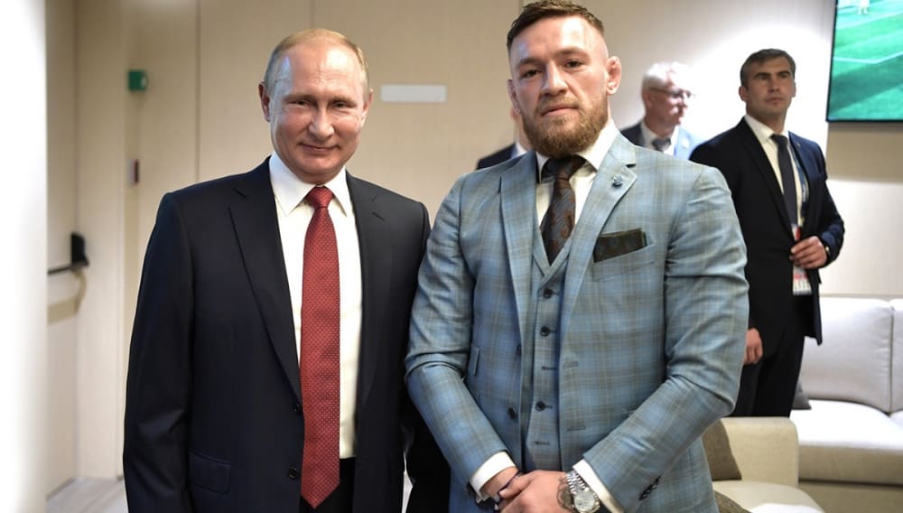 Conor McGregor talade om gåvan till Vladimir Putin