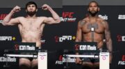 Invägningsresultat för UFC Fight Night 203: Ankalaev och Santos gick upp i vikt