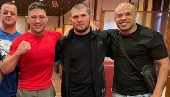 Khabib Nurmagomedov vände sig till Diego Sanchez