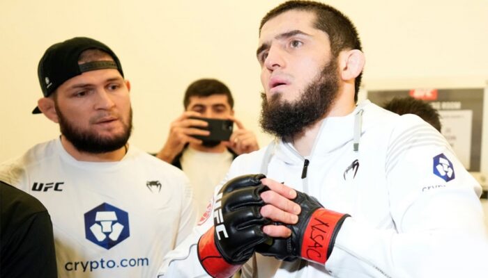 Khabib namngav datumet för kampen om titeln Islam Makhachev