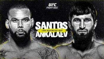 M. Ankalaev - T. Santos.  Sänd UFC Fight Night 203 - var du kan se online