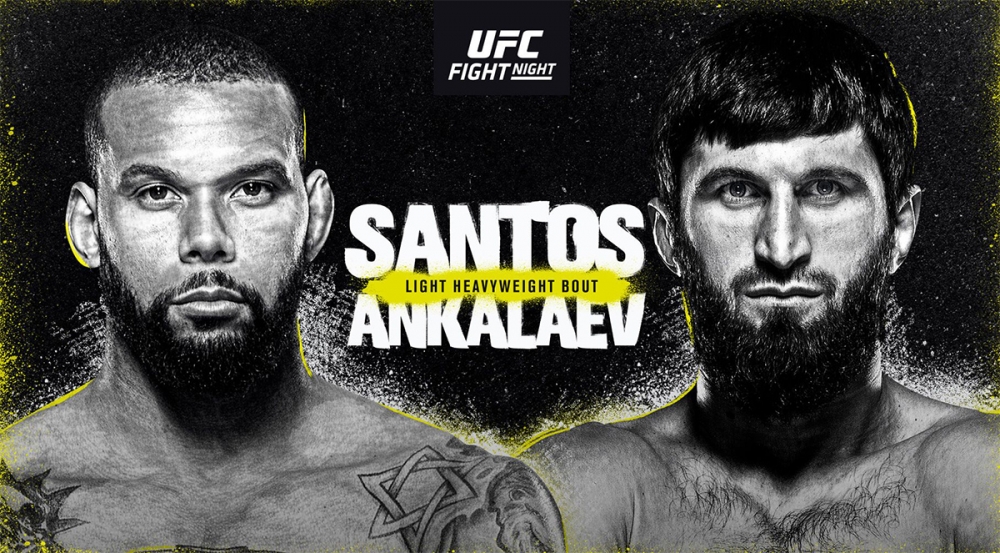 M. Ankalaev - T. Santos.  Sänd UFC Fight Night 203 - var du kan se online