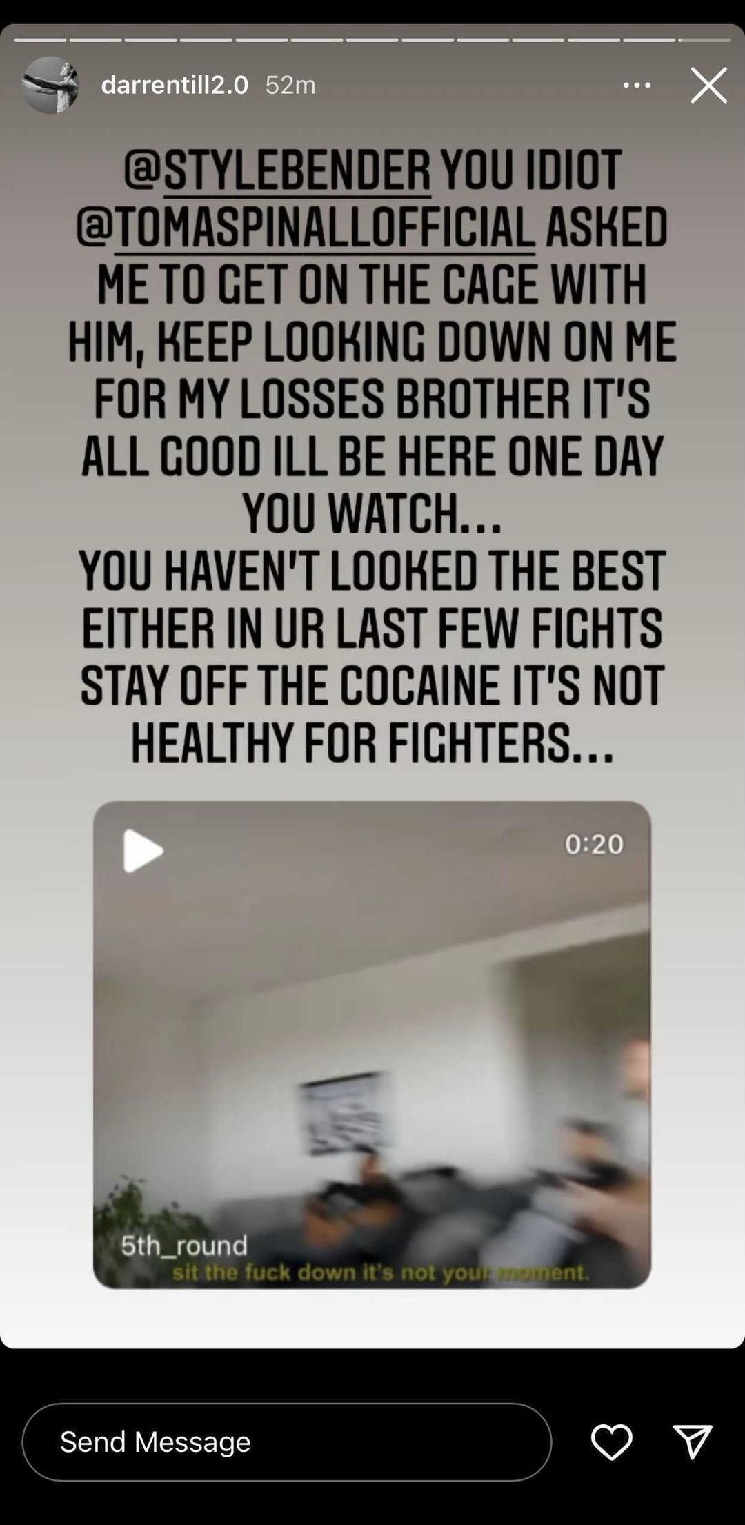 Darren Till fires back at Israel Adesanya’s video on UFC London