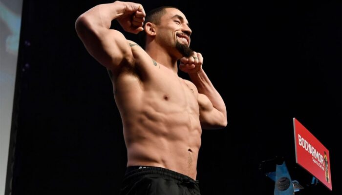 Robert Whittaker klargjorde situationen med bytet av viktklass