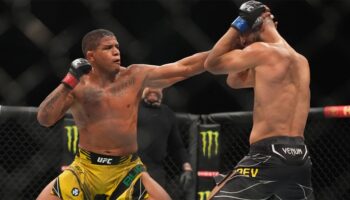 Gilbert Burns made a statement after the fight with Khamzat Chimaev