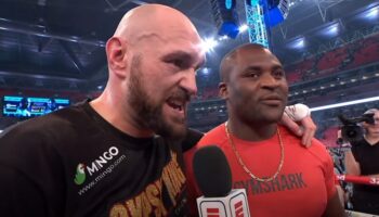 Tyson Fury och Francis Ngannou gjorde ett gemensamt uttalande om kampen