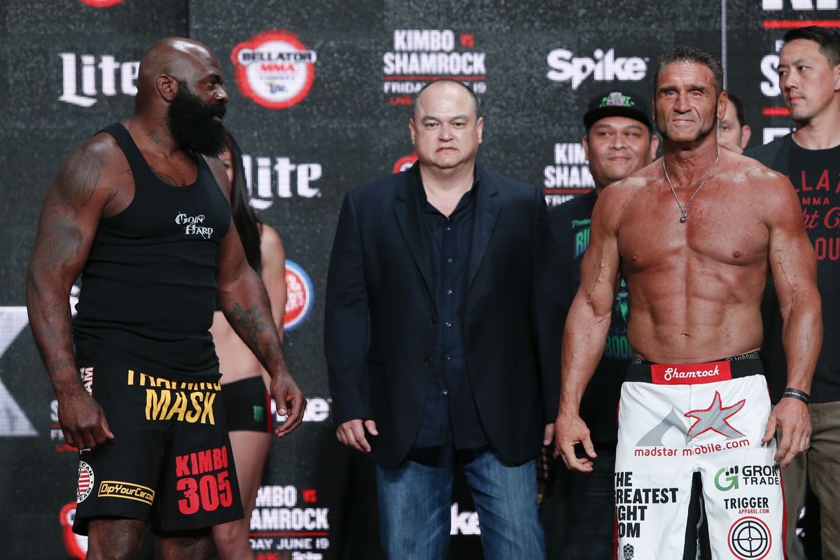 Kimbo Slice and Ken Shamrock will battle in the Bellator 138 main event Friday night.