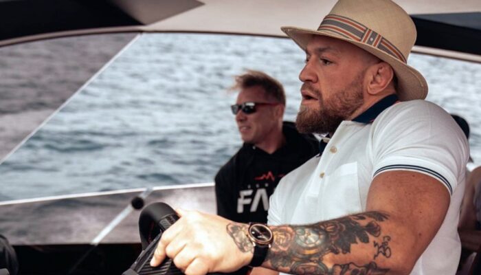 Conor McGregor kan gömma sig på en yacht från drogtester