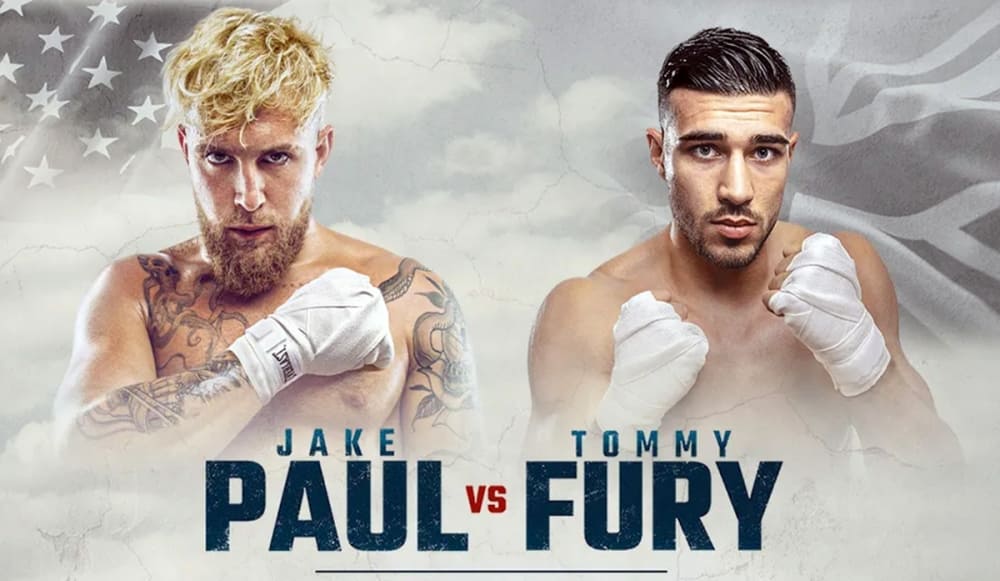 Jake Paul vs Tommy Fury den 6 augusti