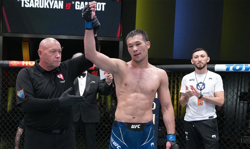 Shavkat Rakhmonov tvingade Neil Magny att kapitulera vid UFC-turneringen i Las Vegas