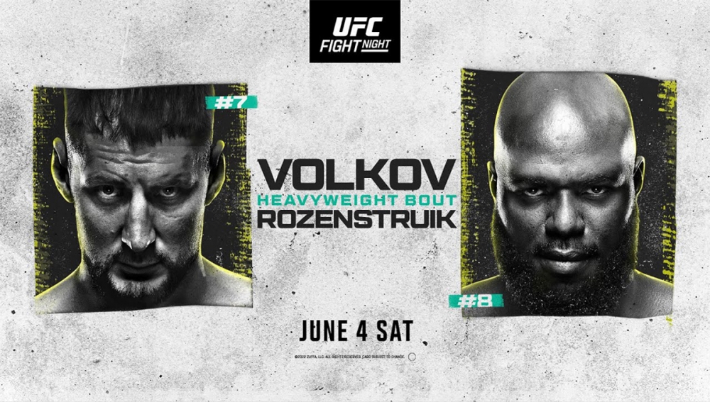 Volkov vs Rozenstruik – när ska man se UFC Fight Night 207