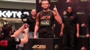 Albert Tumenov assigned a Candidates fight in the ACA League