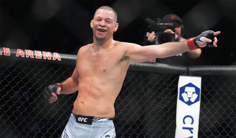Nate Diaz reagierte auf den Wechsel von Khamzat Chimaev ins Mittelgewicht