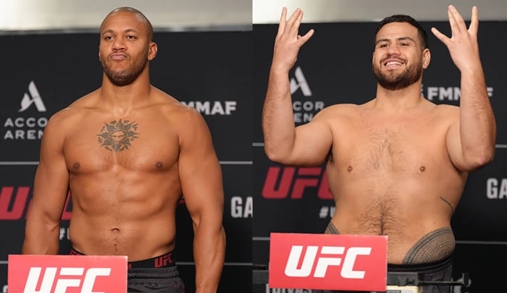Resultados da pesagem do UFC Fight Night 209: Gana supera Tuivasa