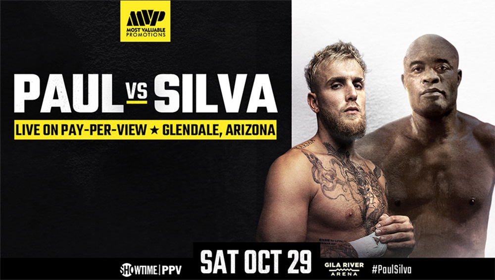 Anderson Silva vs Jake Paul kamp officielt annonceret