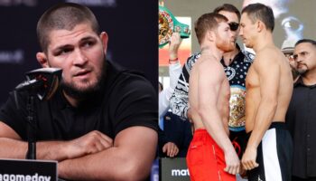 Khabib Nurmagomedov turned to Gennady Golovkin