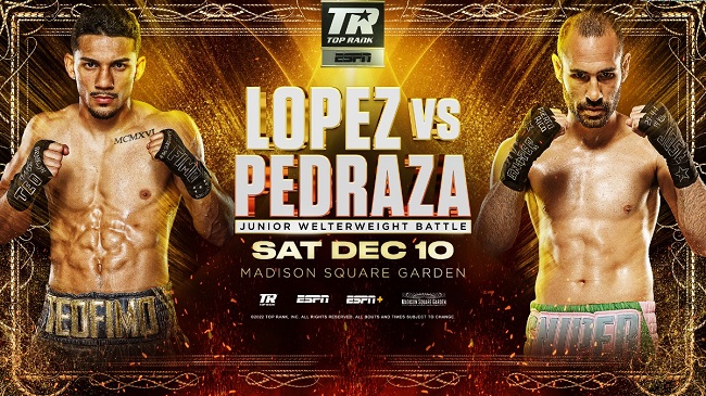 Pelea Teófimo López - José Pedraza anunciada oficialmente: declaraciones de los boxeadores