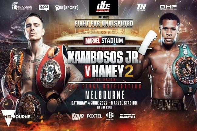 Devin Haney - George Kambosos 2: where to watch the fight, when the broadcast starts