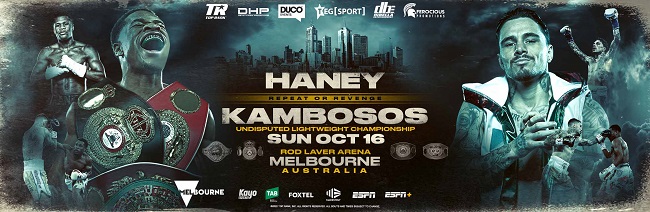Haney vs Kambosos 2. Results from Melbourne LIVE