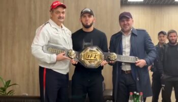 Islam Makhachev triumphantly returned to Dagestan