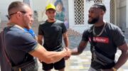Petr Yan shook hands with Sterling and Dvalishvili