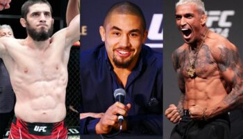 Robert Whittaker gave a prediction for the fight between Makhachev and Oliveira