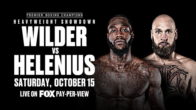 Wilder - Helenius. Resultados do Brooklyn AO VIVO