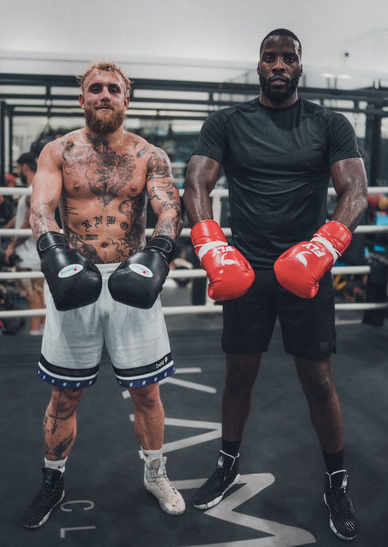 Jake Paul fazendo sparring com o campeão mundial - ele está impressionado: foto