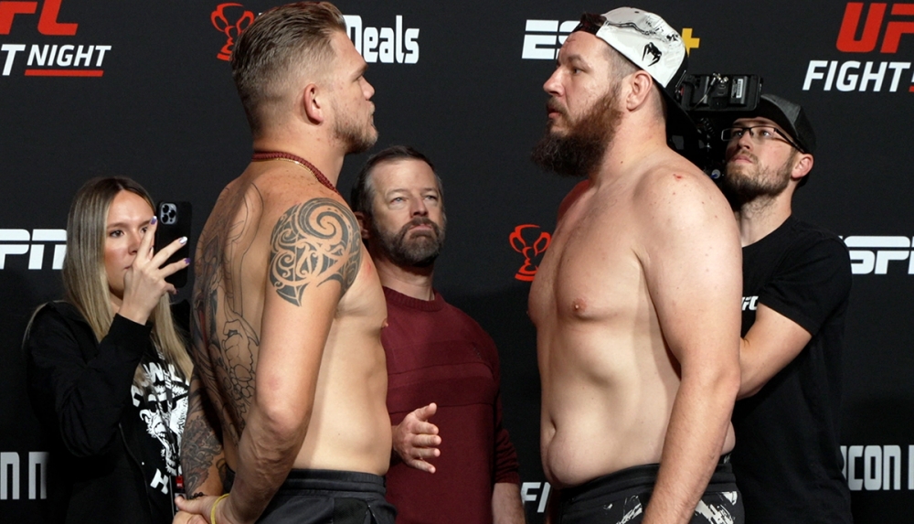 UFC Fight Night 214 verliert Kampf im Schwergewicht