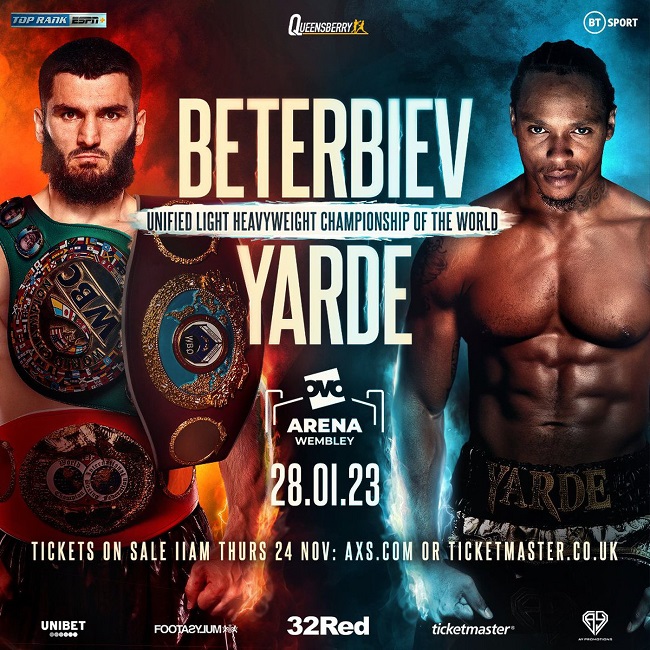 A luta Beterbiev-Yard é oficialmente anunciada: comentários dos boxeadores