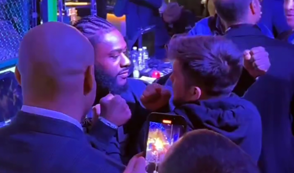 Aljamain Sterling had a staring battle with Henry Cejudo