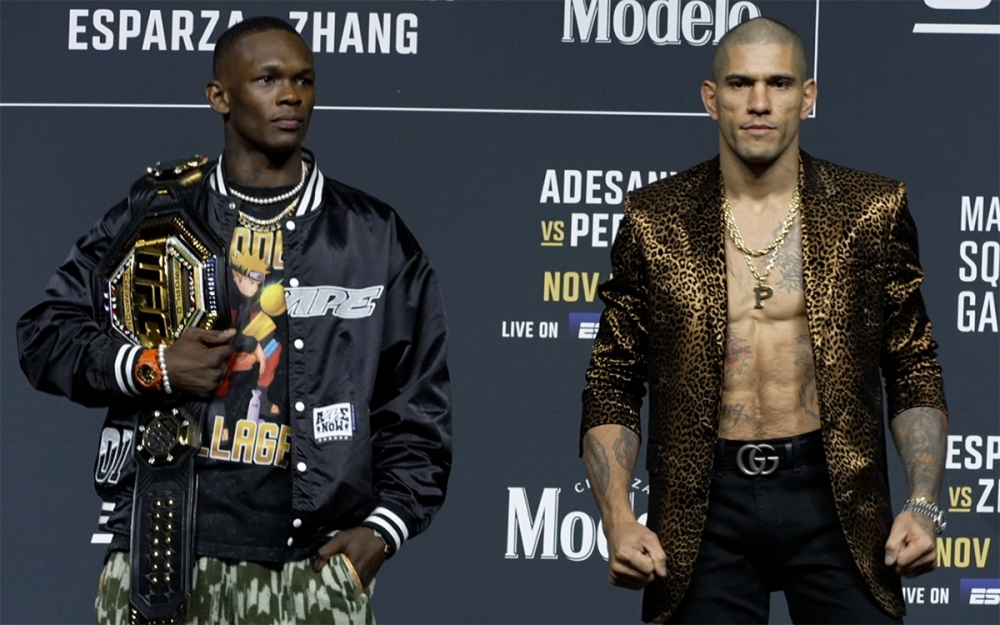 Israel Adesanya and Alex Pereira: words before the fight