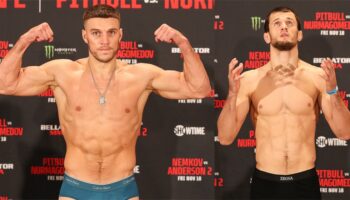Nemkov and Nurmagomedov successfully weighed in at Bellator 288
