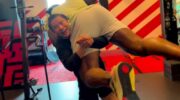Weili Zhang lifted Francis Ngannou with ease
