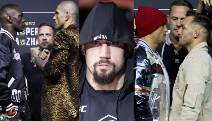 Whittaker gave a prediction for the fights Adesanya-Pereira and Poirier-Chandler
