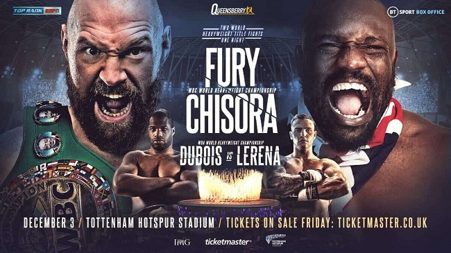 Tyson Fury - Derek Chisora ​​3: where to watch the fight, when the broadcast starts