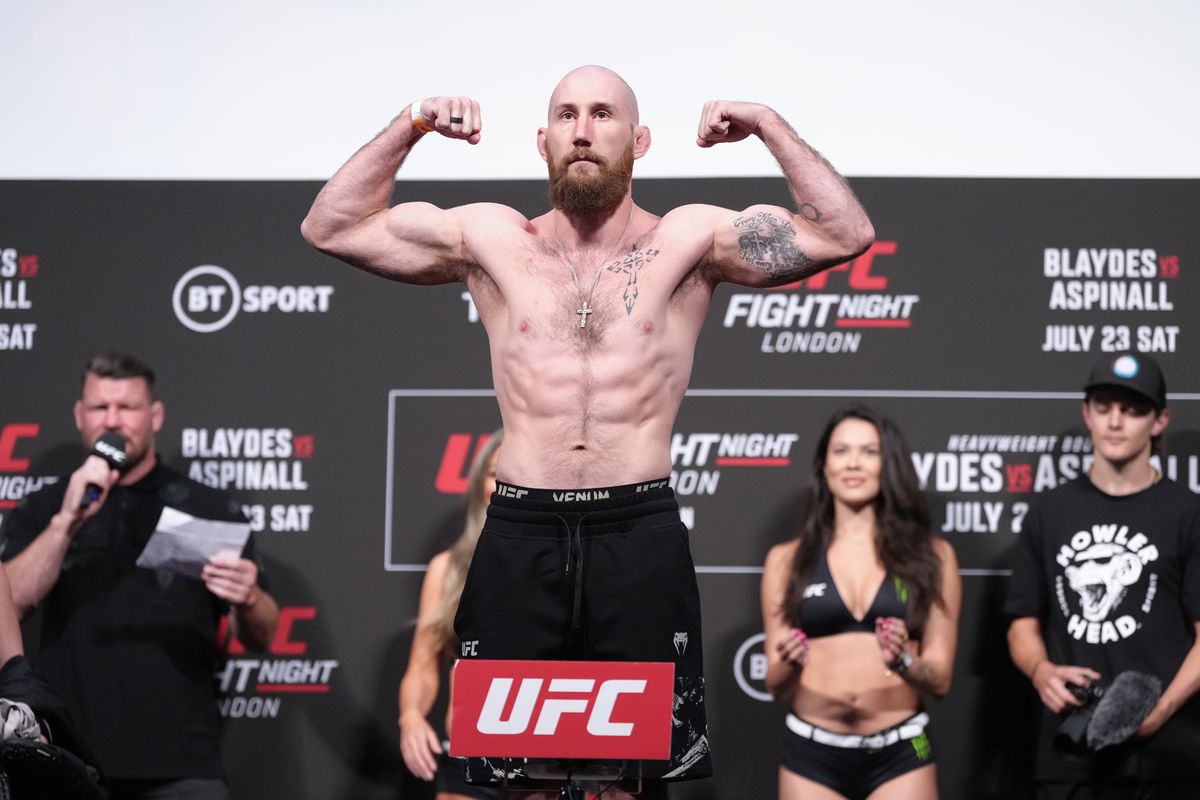 UFC Fight Night: Pesaje ceremonial de Blaydes v Aspinall