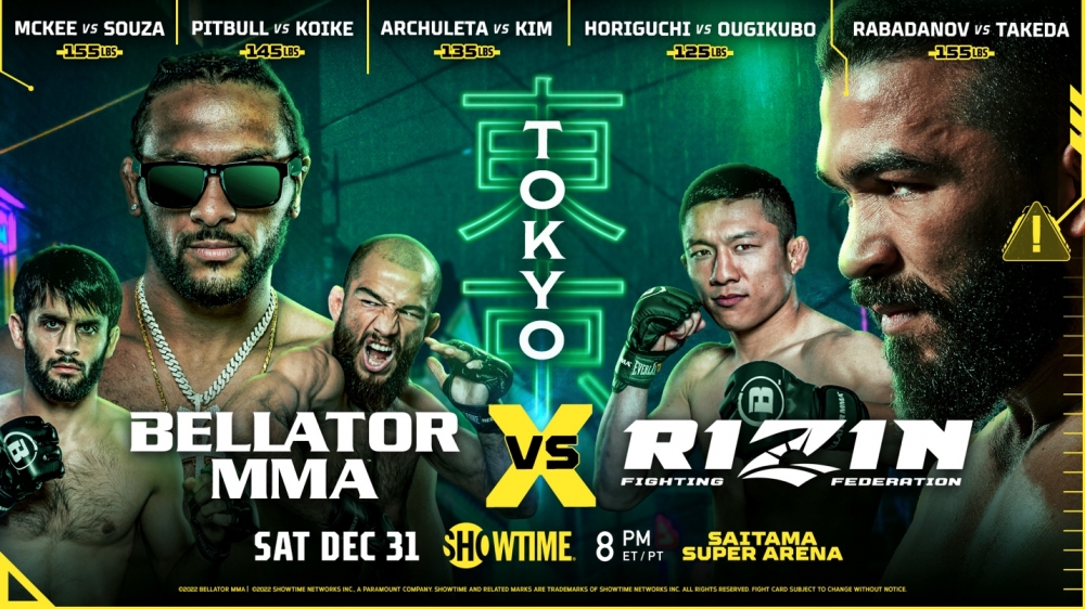 Rizin vs. Bellator: Rizin 40-Turnier-Livestream