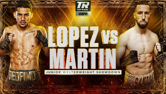 Teofimo Lopez - Sandor Martin. Resultados do New York LIVE