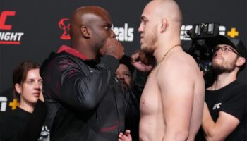 Derrick Lewis in incredible shape before the fight with Sergei Spivak