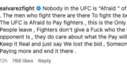 Eddie Alvarez Instagram Comment