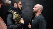 Islam Makhachev and Alex Volkanovski held the first battle of views