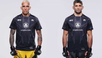 The fight between Charles Oliveira and Benil Dariush is scheduled for May