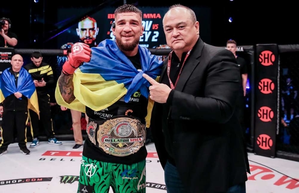 Der Ukrainer Yaroslav Amosov forderte den UFC-Champion heraus